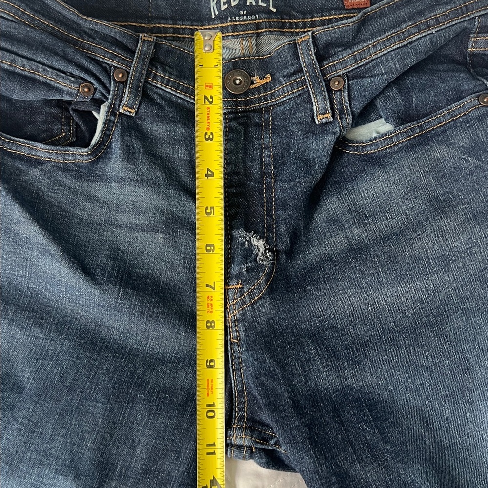 Red Ale Men's Blue Straight Jeans 32x36 (Measures 30x34) - Picture 11 of 12